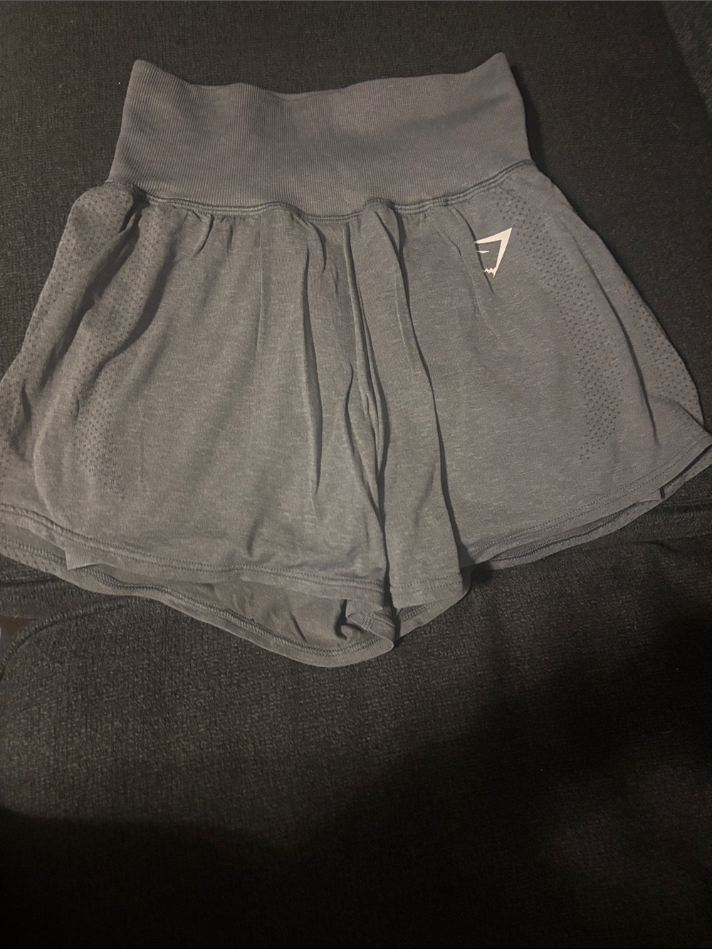Gymshark Women's High-Waist Athletic Shorts in Slate